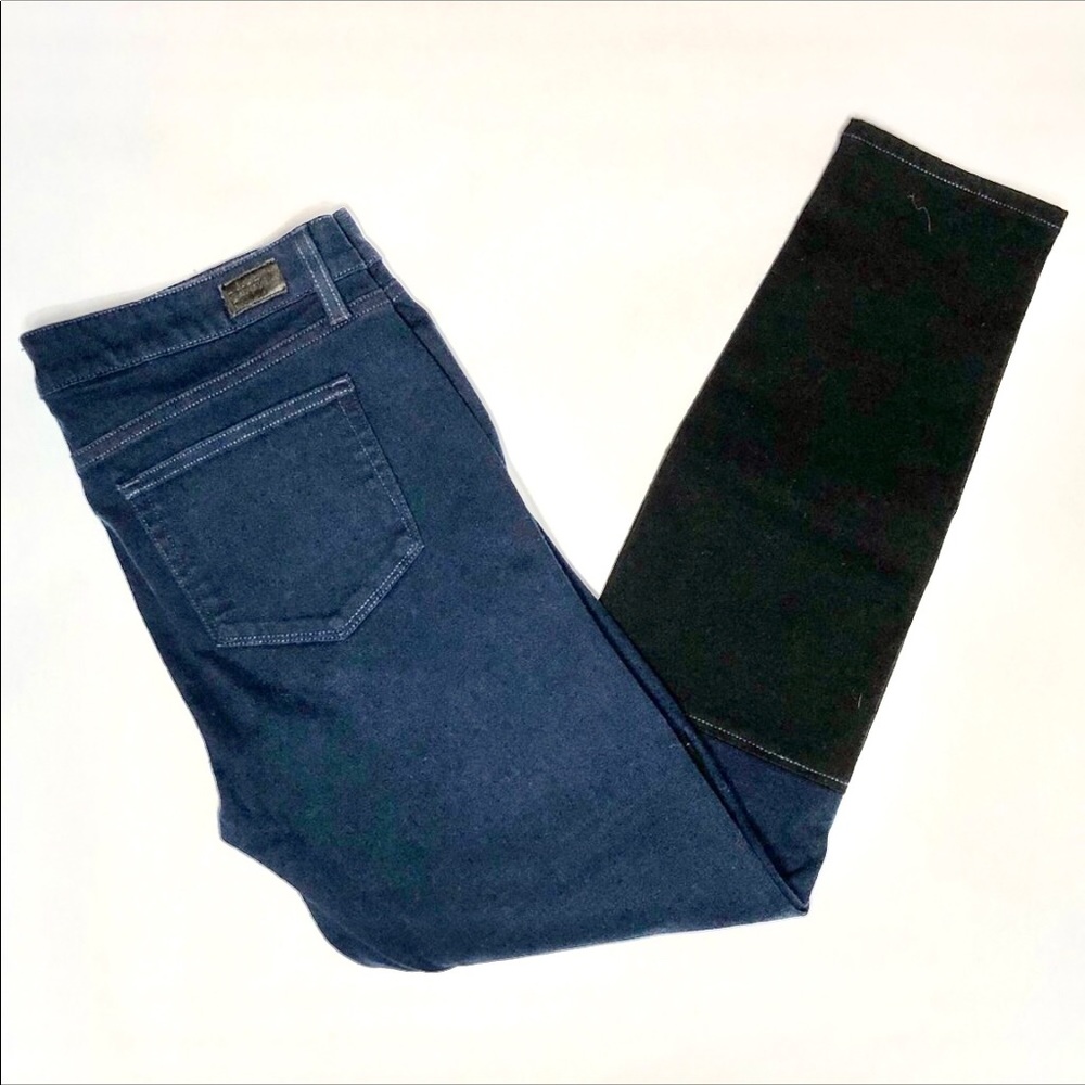 Paige Jeans 2 toned blue and black